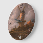 Windmühle bei Wijk bij Duurstede: Große Wanduhr (Winkel)