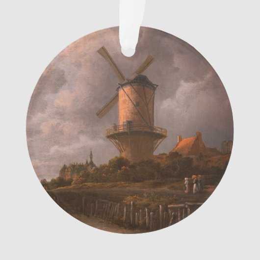 Windmühle bei Wijk bij Duurstede: Ornament (Vorderseite)