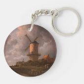 Windmühle bei Wijk bij Duurstede: Schlüsselanhänger (Rückseite)