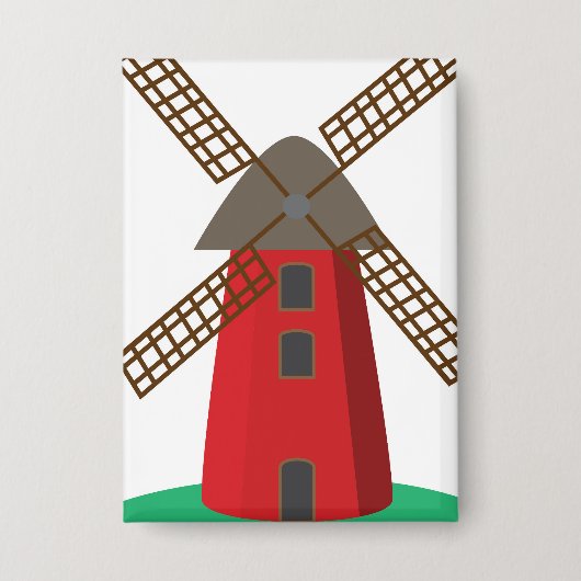 Windmühle Button (Vorderseite)
