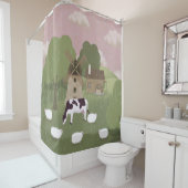 Windmühle Duschvorhang (Beispiel)