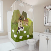 Windmühle Duschvorhang (Beispiel)