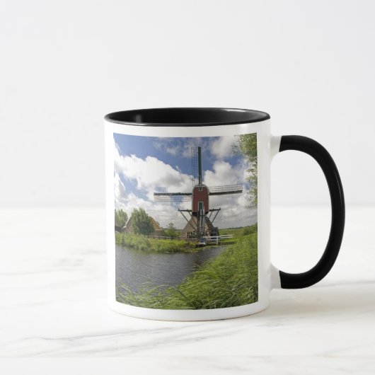 Windmühle entlang eines Kanals östlich von Leiden Tasse (Rechts)