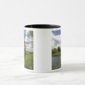 Windmühle entlang eines Kanals östlich von Leiden Tasse (Zentrum)