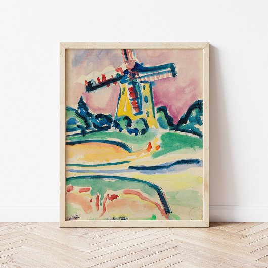 Windmühle | Ernst Ludwig Kirchner Poster