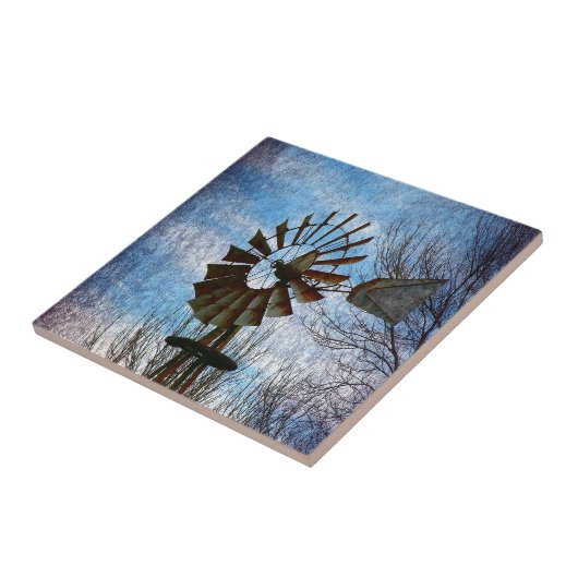 Windmühle Fliese (Seite)