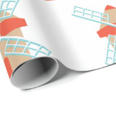 Windmühle Geschenkpapier (Rolleneckpunkt)