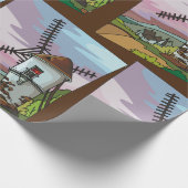 Windmühle Geschenkpapier (Ecke)