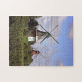 Windmühle Greetsiel Nordsee Nord Deutschland Jigs Puzzle (Horizontal)