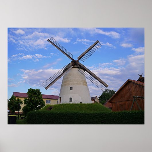 Windmühle Holzhausen Poster (Vorne)