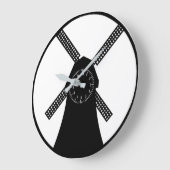 Windmühle im Bauernstil Große Wanduhr (Winkel)