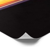 Windmühle im blauen Poster (Ecke)