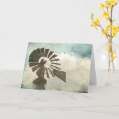 Windmühle im Himmel Karte (Gelbe Blume)