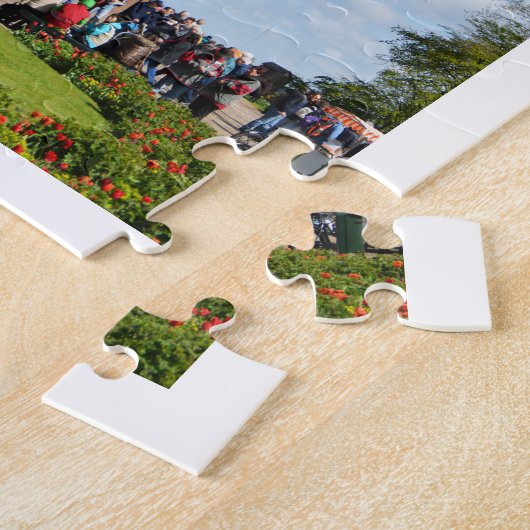 Windmühle im Keukenhof-Garten Puzzle (Seite)