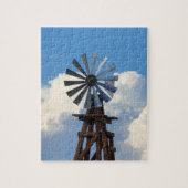 Windmühle im Sky-Foto Puzzle (Vertikal)