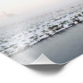 Windmühle im Winter Foto drucken (Ecke)