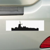 Windmühle in Amsterdam Autoaufkleber (Auf Auto)