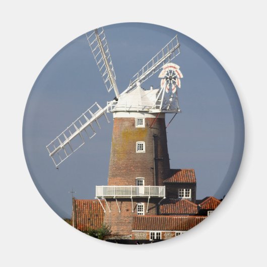 Windmühle in Cley, Norfolk. Magnet (Vorne)