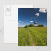 Windmühle in Mikhailovskoye Postkarte (Vorne/Hinten)