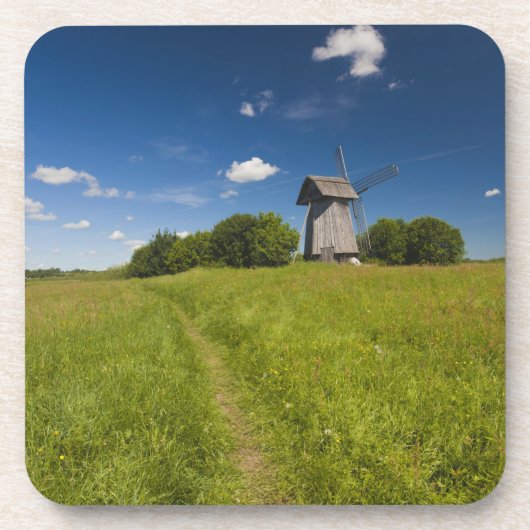 Windmühle in Mikhailovskoye Untersetzer (Vorderseite)