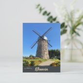 Windmühle in Pakruojis Litauen Postkarte (Stehend Vorderseite)