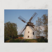 Windmühle in Podersdorf Postkarte (Vorderseite)