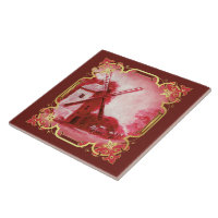 Windmühle in Schweizer/norwegisch/Holland, rot