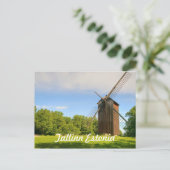 Windmühle in Tallinn Estland Postkarte (Stehend Vorderseite)