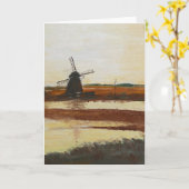 Windmühle Karte (Gelbe Blume)