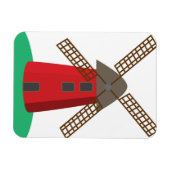 Windmühle Magnet (Horizontal)