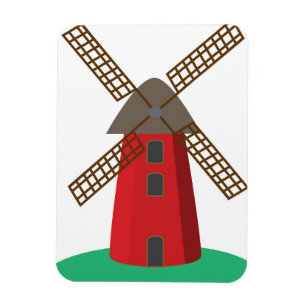 Windmühle Magnet