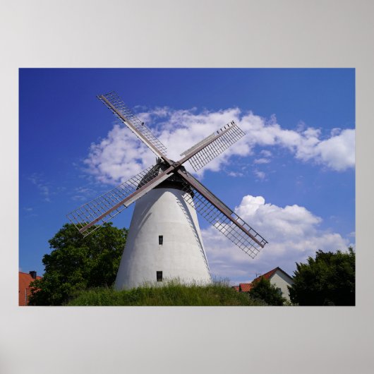 Windmühle Minden-Dützen Poster (Vorne)