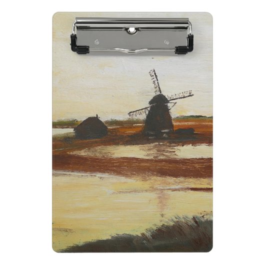 Windmühle Mini Klemmbrett (Vorderseite)