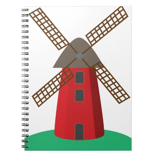 Windmühle Notizblock (Vorderseite)