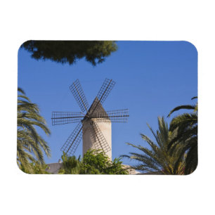 Windmühle, Palma, Mallorca, Spanien Magnet