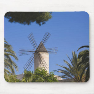 Windmühle, Palma, Mallorca, Spanien Mousepad