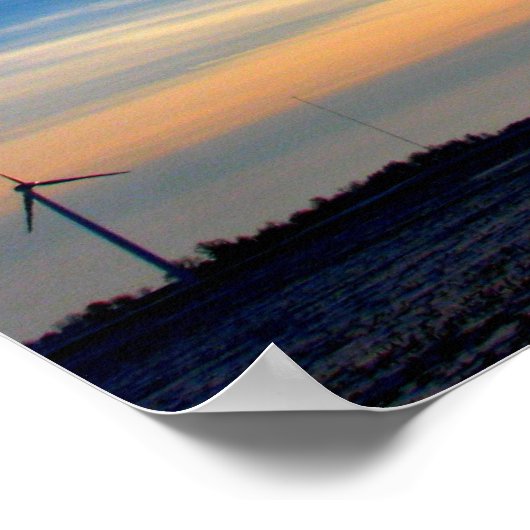 Windmühle Poster (Ecke)
