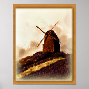 Windmühle Poster