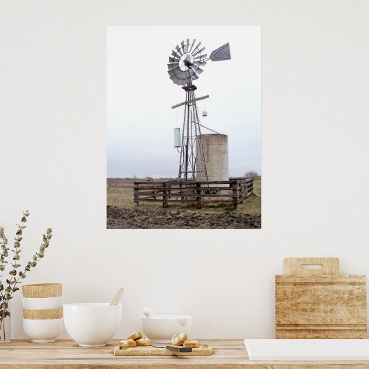 Windmühle Poster (Küche)