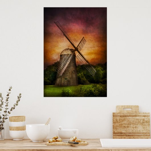 Windmühle Poster (Küche)