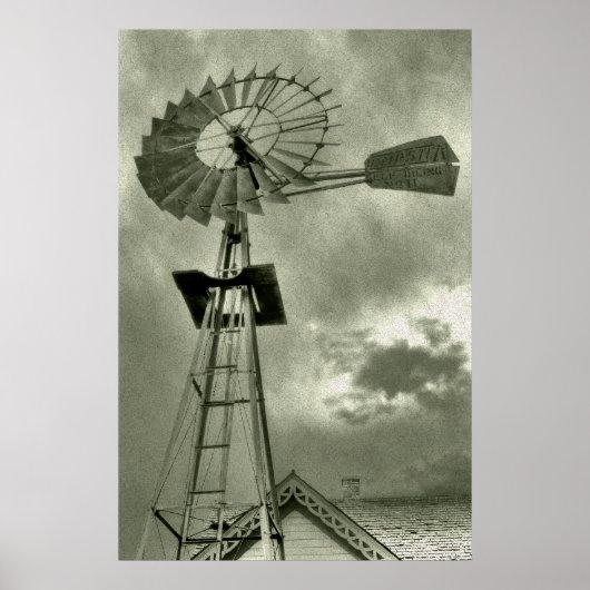 Windmühle Poster (Vorne)