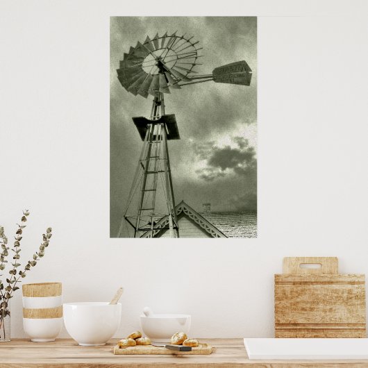 Windmühle Poster (Küche)