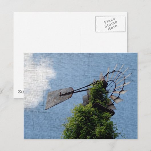 Windmühle Postkarte (Vorne/Hinten)