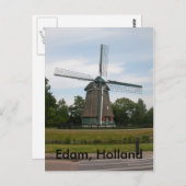 Windmühle Postkarte (Vorne/Hinten)