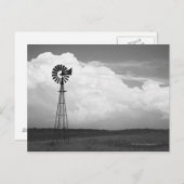 Windmühle Postkarte (Vorne/Hinten)
