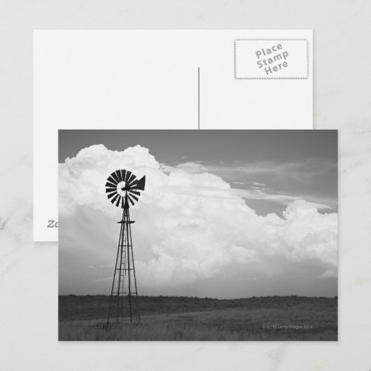 Windmühle Postkarte (Vorne/Hinten)