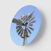 Windmühle Runde Wanduhr (Winkel)