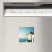 Windmühle Santorini, Griechenland Magnet (In Situ (Geschirrspüler))