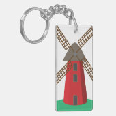 Windmühle Schlüsselanhänger (Vorderseite links)