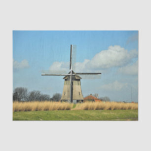 Windmühle Seidenpapier
